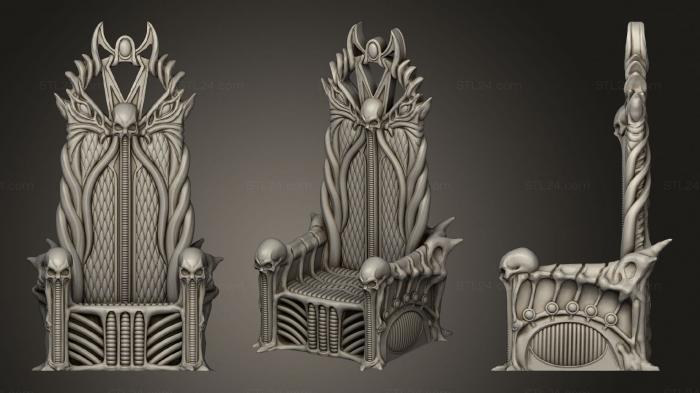 Miscellaneous figurines and statues (Throne, STKR_1844) 3D models for cnc
